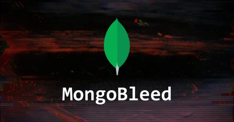Imagen con logo de MongoDB y nombre de vulnerabilidad MongoBleed descubierta
